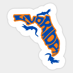 Florida Alligator Sticker